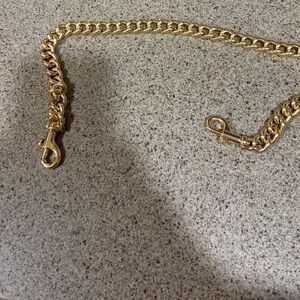 COACH chain link bag chain .